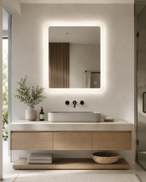 Claire<br><span>Rectangular Frameless Back-lit LED Mirror</span>
