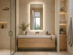 Marlen<br><span>Rectangular Frameless Back-lit LED Mirror</span>